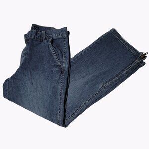DKNY Jeans Womens Size 8 Straight Mid Rise Medium Wash Zipper Ankle Denim Pants